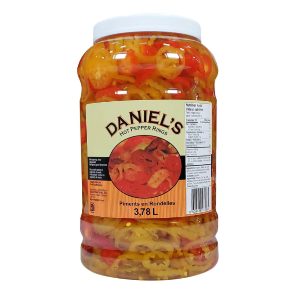 DANIELS COLORED BANANA PEPPER RINGS